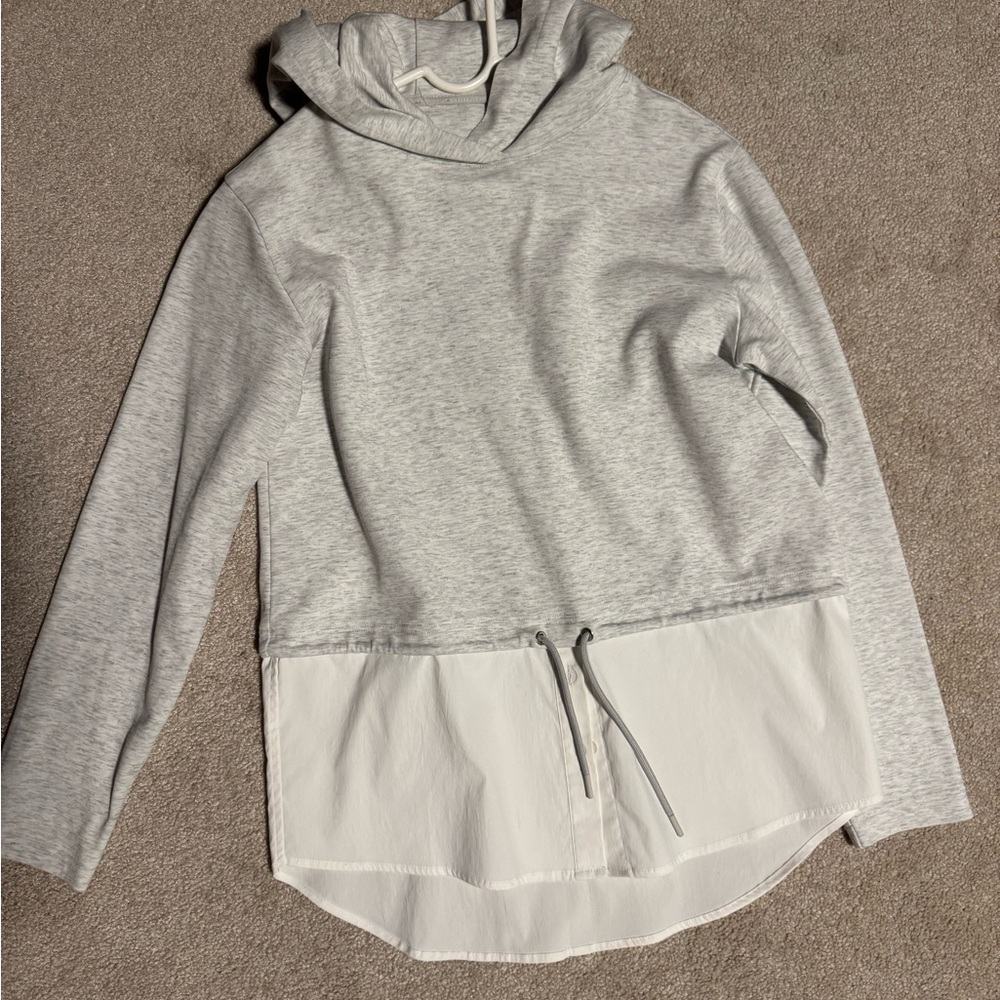 Athleta White Gallery Hoodie